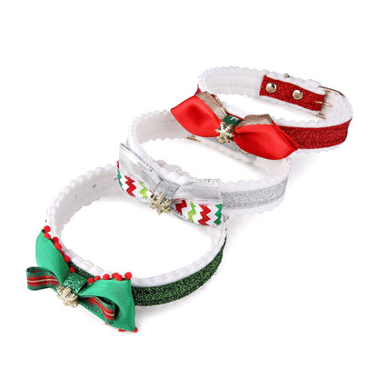 Christmas cat collar