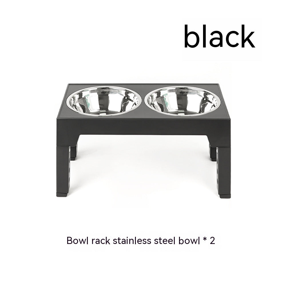 Pet Feeder Slow Feeding Bowl Lifting Dog Bowl Rack Neck Protection