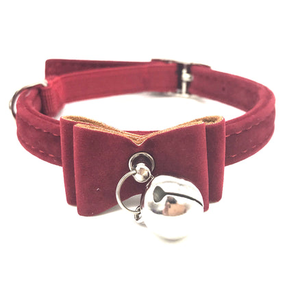 Pet Collar Bell Bow Cat Collar