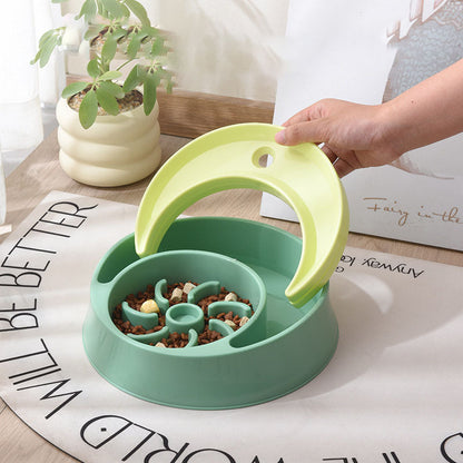 Slow Feeding Bowls For Dogs Pet Food Slow Food Owl Bowl Anti-Gulping Pet Feeding Bowl Food Feeding Dishes Dog Bowl For Puppies