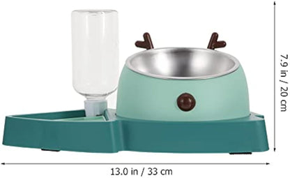 Pet Bowl Pet Feeding Bowl Slow Feeding Bowl Pet Feeding Equipment Dog Bowls Ant Automatic Bowl Dog Slow Feeder Bowl Dog Slow Feeder Dish Detachable Water Tray Dog Food Bowl Plastic