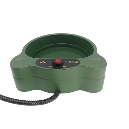 Pet Supplies Outdoor Heating Bowl Cat And Dog Food Tray