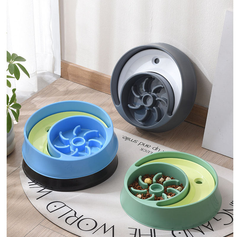 Slow Feeding Bowls For Dogs Pet Food Slow Food Owl Bowl Anti-Gulping Pet Feeding Bowl Food Feeding Dishes Dog Bowl For Puppies