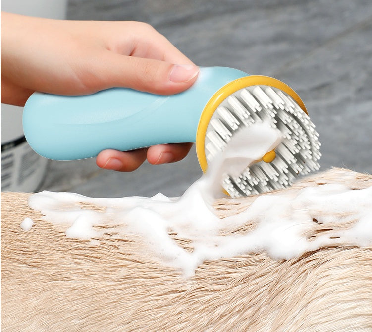 New Hand-held Pet Bath Brush Bath Brush Cleaning Pet Shower Hair Grooming Cmob Dog Cleaning Tool Pet Supplies